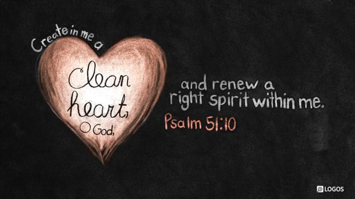 Psalm 51:10 (ESV) - Psalm 51:10 ESV - Create in me a clean heart,… | Biblia
