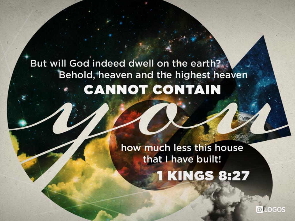 Image result for 1 kings 8:27