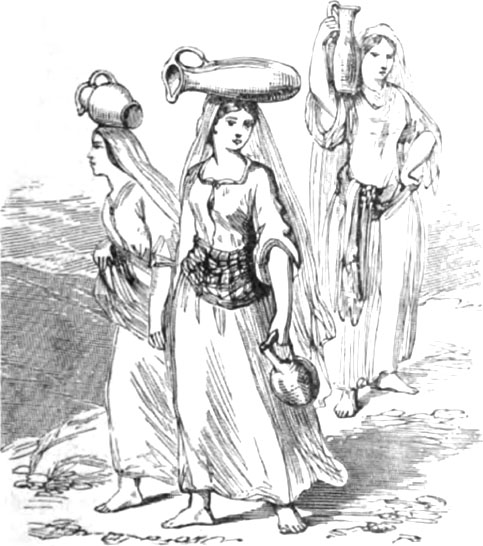 Galiläsche frauen mit Wasserkrügen
