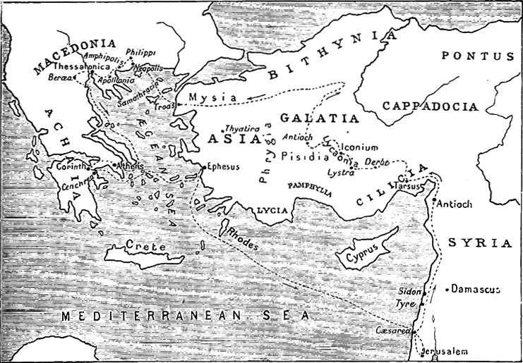 Paul’s Second Missionary Journey
