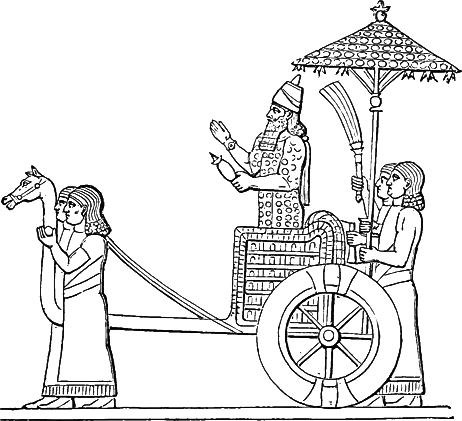 Sennacherib in Chariot
