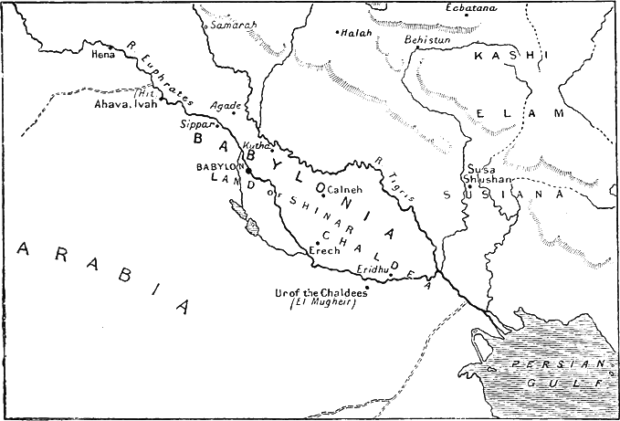Map of Babylonia
