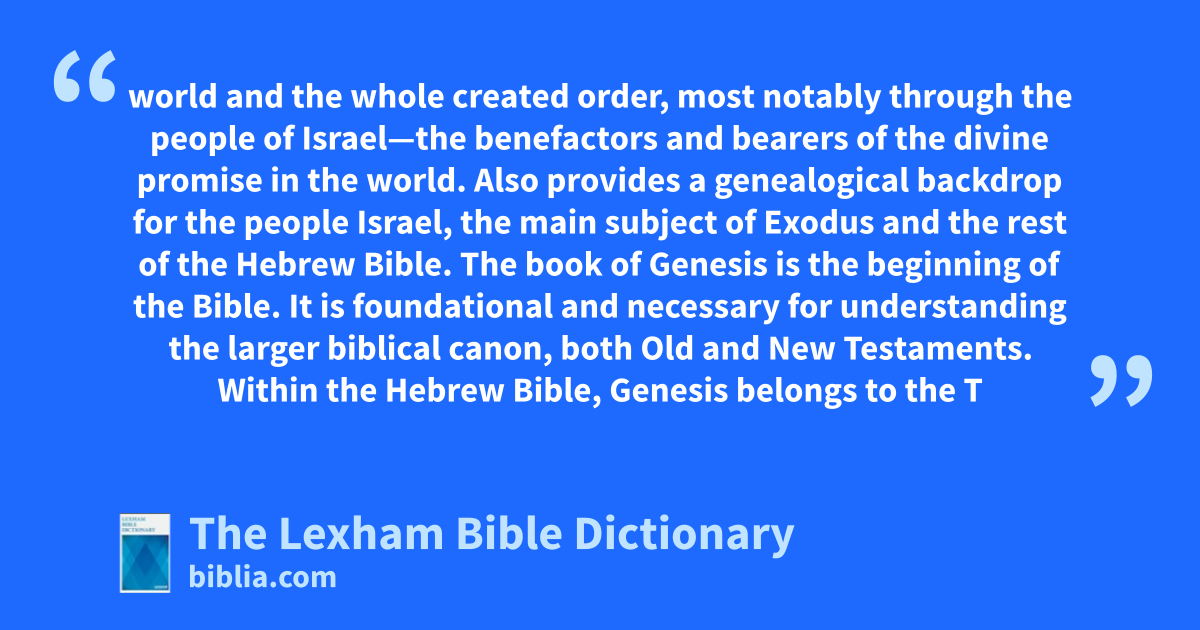 The lexham bible dictionary biblia 