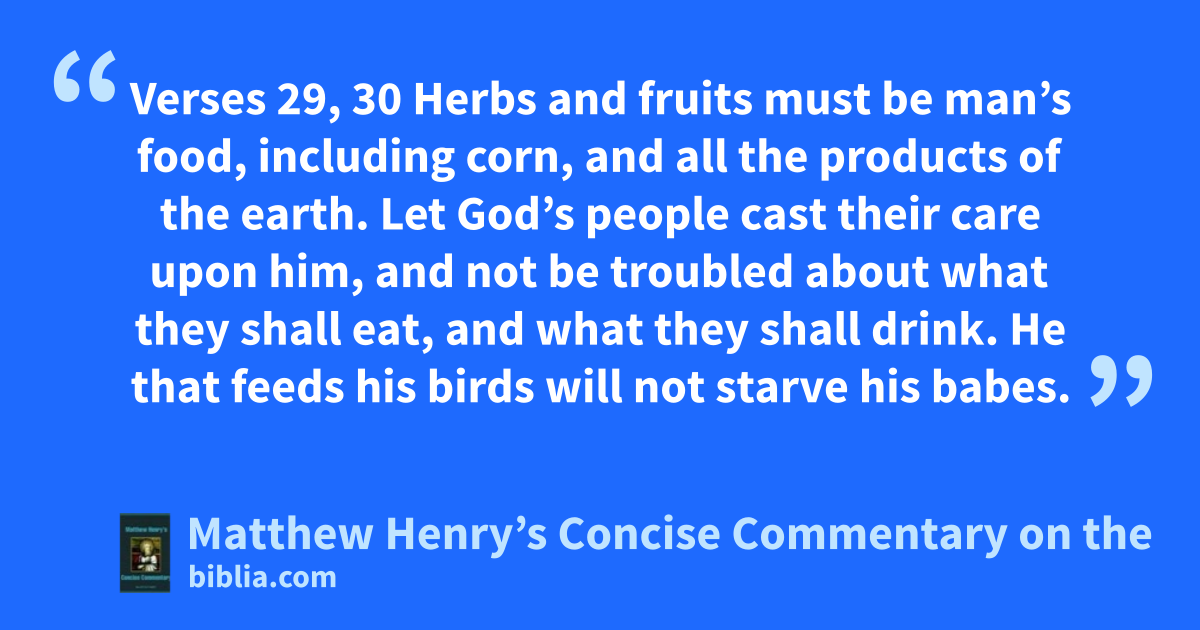 Matthew Henry’s Concise Commentary on the Bible (Biblia.com)