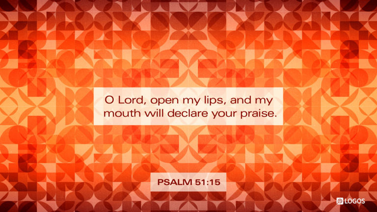 Psalm 51:15