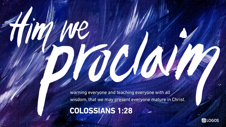 Colossians 1:28