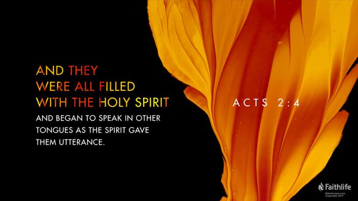 Acts 2:1–4 (ESV) - Acts 2:1–4 ESV - When the day of Pentecost… | Biblia
