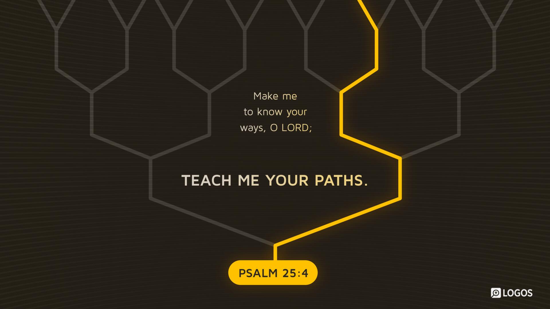 Psalm 25 4