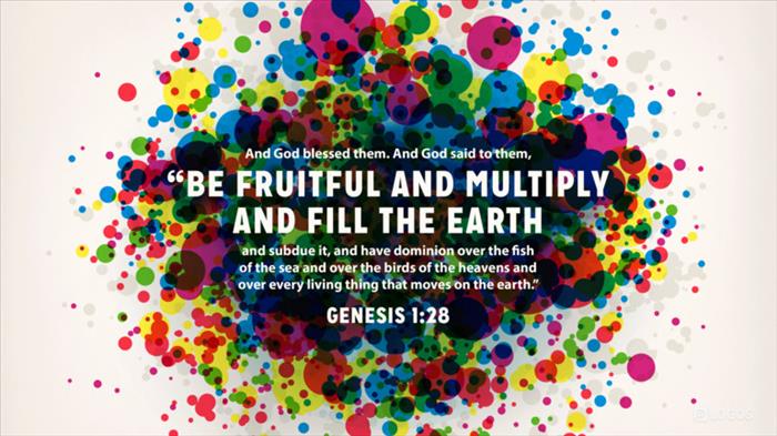 Genesis 1:28 (ESV) - Genesis 1:28 ESV - And God blessed them. And God… | Biblia