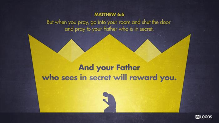 Matthew 6:6 (ESV) - Matthew 6:6 ESV - But when you pray, go into ...